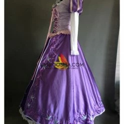 Cosrea Rapunzel Classic Embroidered Cosplay Costume Disney Inspired