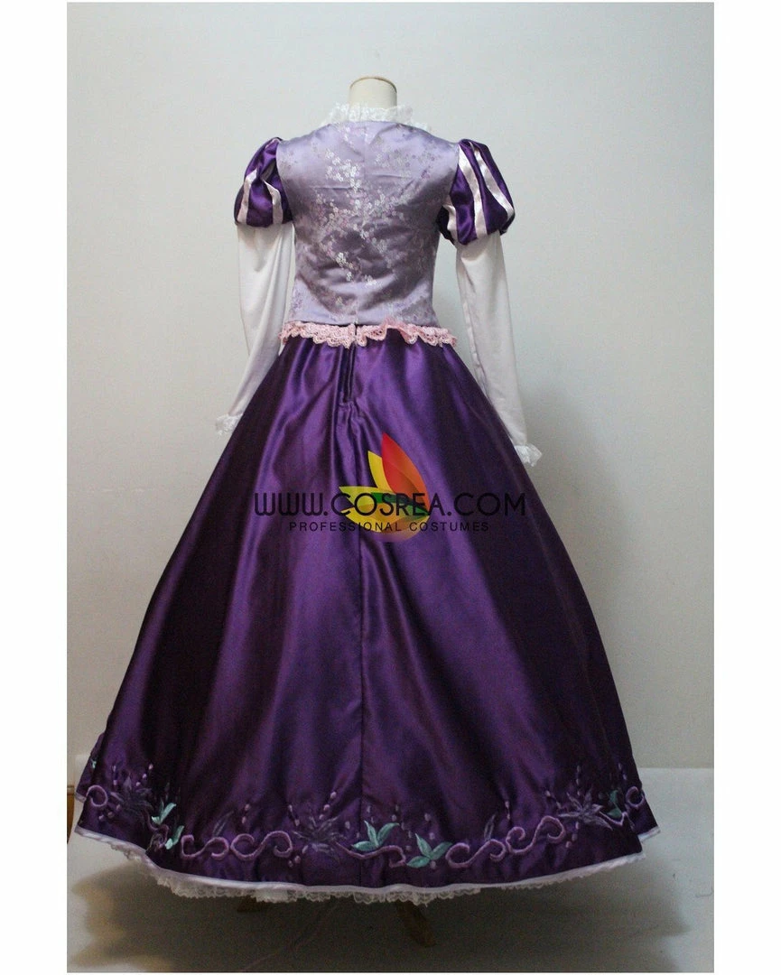 Cosrea Rapunzel Classic Embroidered Cosplay Costume Disney Inspired