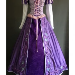 Cosrea Rapunzel Classic Embroidered Cosplay Costume Disney Inspired