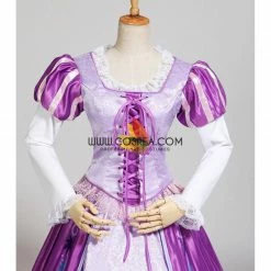Cosrea Rapunzel Classic Floral Brocade Cosplay Costume Disney Inspired