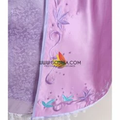 Cosrea Disney Inspired Rapunzel Lilac Purple Brocade Cosplay Costume