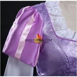 Cosrea Rapunzel Park Inspired Brocade Satin Cosplay Costume