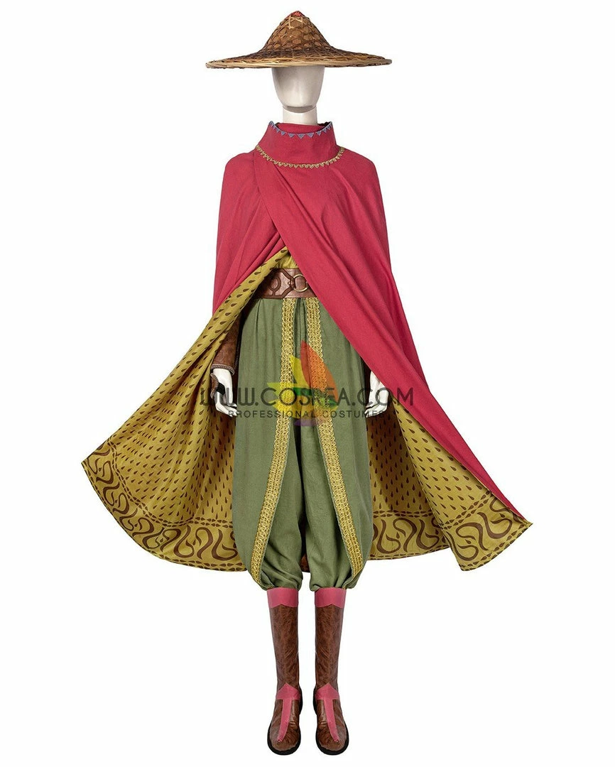 Cosrea Raya And The Last Dragon Linen Version Cosplay Costume