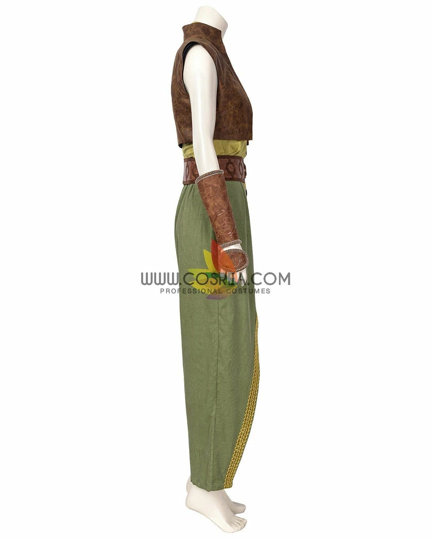 Cosrea Raya And The Last Dragon Linen Version Cosplay Costume