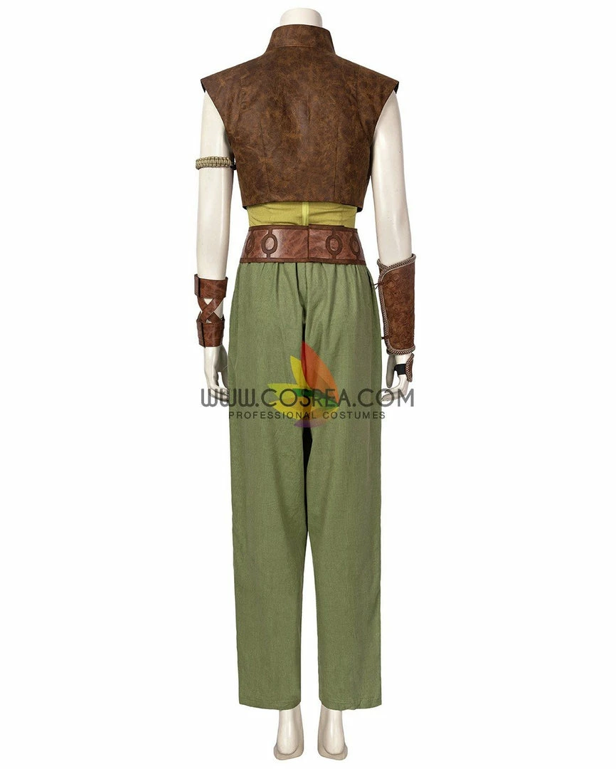 Cosrea Raya And The Last Dragon Linen Version Cosplay Costume