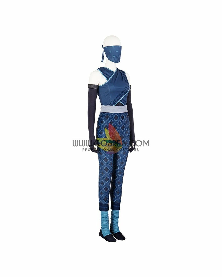 Cosrea Raya And The Last Dragon Young Raya Cosplay Costume