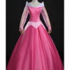 Cosrea Disney Inspired Sleeping Beauty Aurora Classic Pink Cosplay Costume