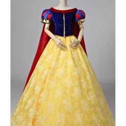 Cosrea Snow White Brocade Lace Cosplay Costume