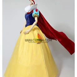 Cosrea Disney Inspired Snow White Brocade Satin Cosplay Costume