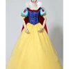Cosrea Disney Inspired Snow White Brocade Satin Cosplay Costume