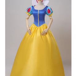 Cosrea Disney Inspired Snow White Classic Satin Cosplay Costume