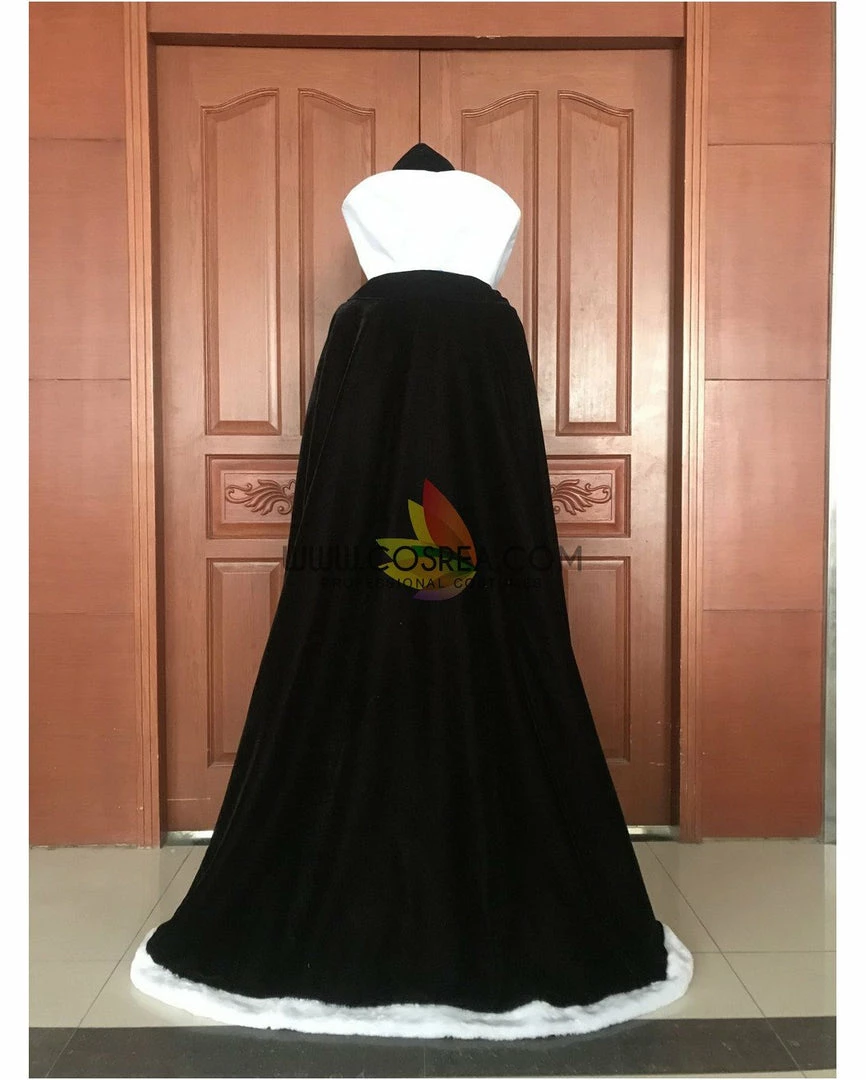 Cosrea Disney Inspired Snow White Evil Queen Brocade Satin Cosplay Costume