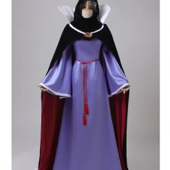 Cosrea Snow White Evil Queen Satin Cosplay Costume