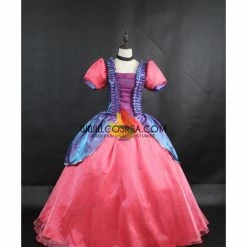 Cosrea Step Sister Anastasia Gradient Satin Cosplay Costume