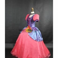 Cosrea Step Sister Anastasia Gradient Satin Cosplay Costume