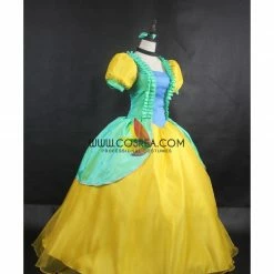 Cosrea Step Sister Drizella Gradient Satin Cosplay Costume Disney Inspired