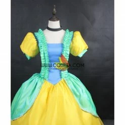 Cosrea Step Sister Drizella Gradient Satin Cosplay Costume Disney Inspired