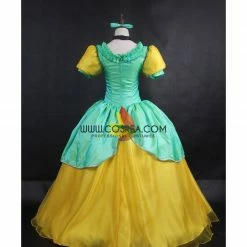 Cosrea Step Sister Drizella Gradient Satin Cosplay Costume Disney Inspired