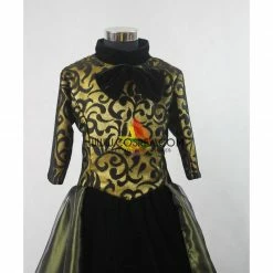 Cosrea Stepmother's Live Action Movie Dress Set With Custom Embroidered Floral Accents