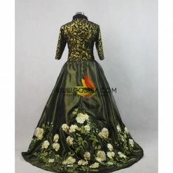 Cosrea Stepmother's Live Action Movie Dress Set With Custom Embroidered Floral Accents