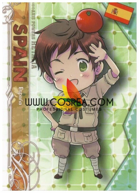 Cosrea Hetalia Spain Cosplay Costume