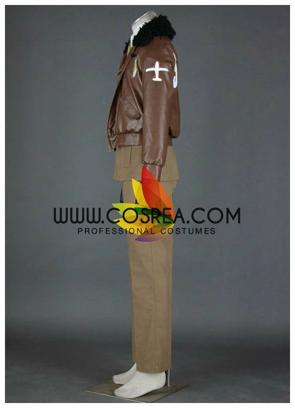 Cosrea Cosplay Costumes Hetalia USA PU Leather Cosplay Costume