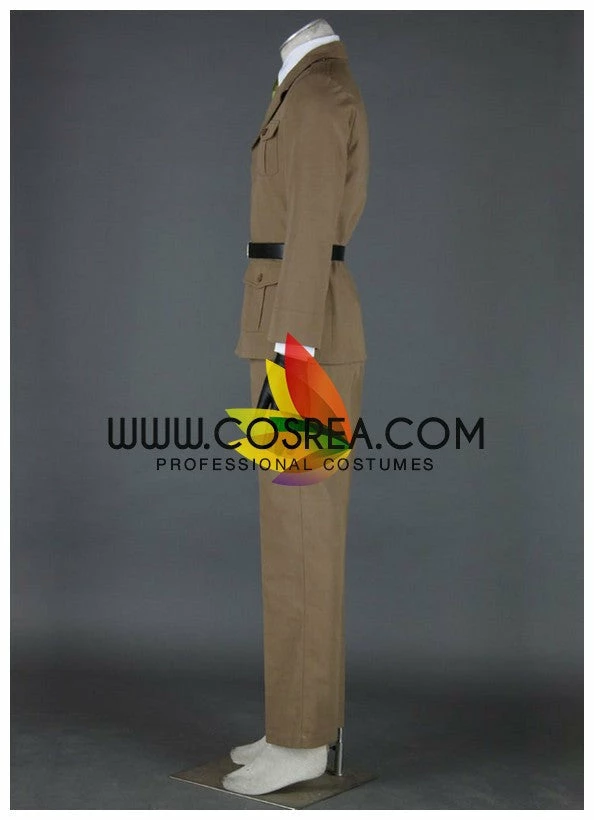 Cosrea Cosplay Costumes Hetalia USA PU Leather Cosplay Costume