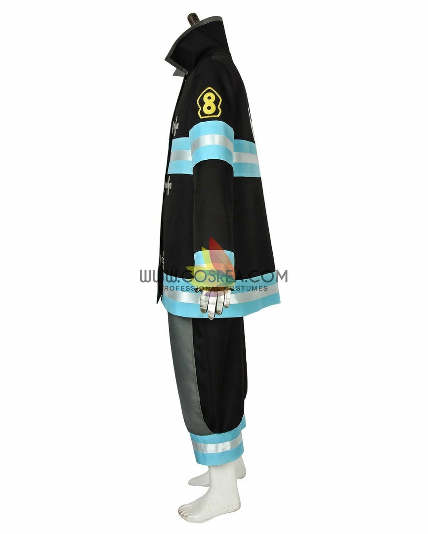 Cosrea Cosplay Costumes Fire Force 8th Company Male Uniform Cosplay Costume