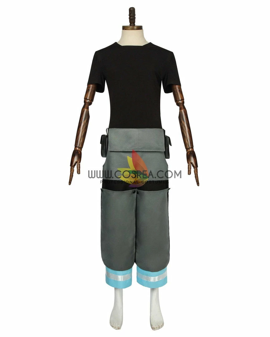 Cosrea Cosplay Costumes Fire Force 8th Company Male Uniform Cosplay Costume