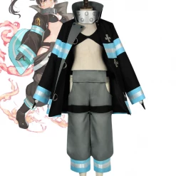 Cosrea Fire Force 8th Company Tamaki Kotatsu Cosplay Costume