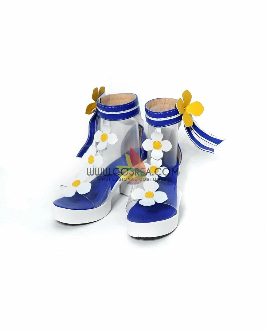 Cosrea Cosplay Costumes Barbara Summer Swimsuit Genshin Impact Standard Size Only Cosplay Costume