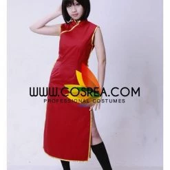 Cosrea Gintama Kagura Qipao Cosplay Costume