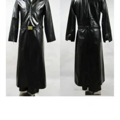 Cosrea Gintama Kawakami Bansai PU Leather Cosplay Costume Cosplay Costumes
