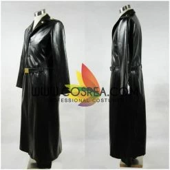Cosrea Gintama Kawakami Bansai PU Leather Cosplay Costume Cosplay Costumes