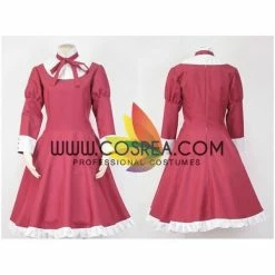 Cosrea Hetalia Liechtenstein Sakura Red Cosplay Costume