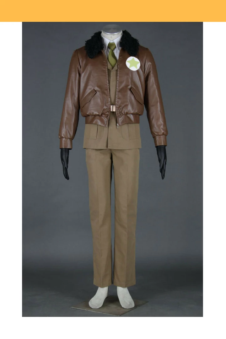 Cosrea Cosplay Costumes Hetalia USA PU Leather Cosplay Costume