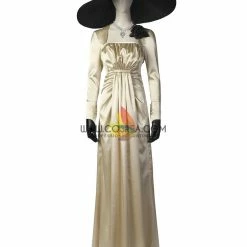 Cosrea Alcina Dimitrescu Satin Version Resident Evil 8 Cosplay Costume
