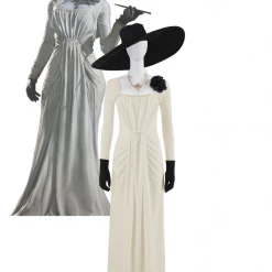Cosrea Alcina Dimitrescu Uniform Fabric Version Resident Evil 8 Cosplay Costume Cosplay Costumes