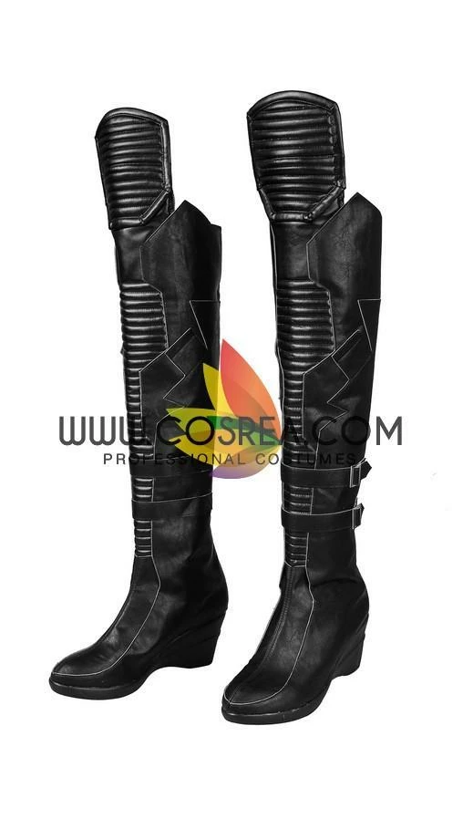 Cosrea Cyberpunk 2077 Female PU Leather Cosplay Costume Cosplay Costumes