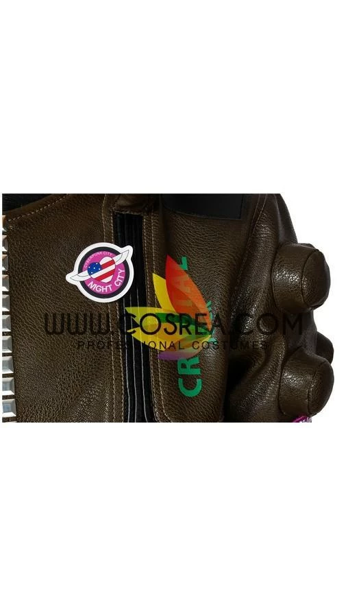 Cosrea Cyberpunk 2077 Female PU Leather Cosplay Costume Cosplay Costumes