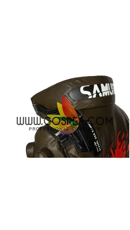Cosrea Cyberpunk 2077 Female PU Leather Cosplay Costume Cosplay Costumes