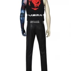 Cosrea Cosplay Costumes Cyberpunk 2077 Jonny Silverhand PU Leather Cosplay Costume