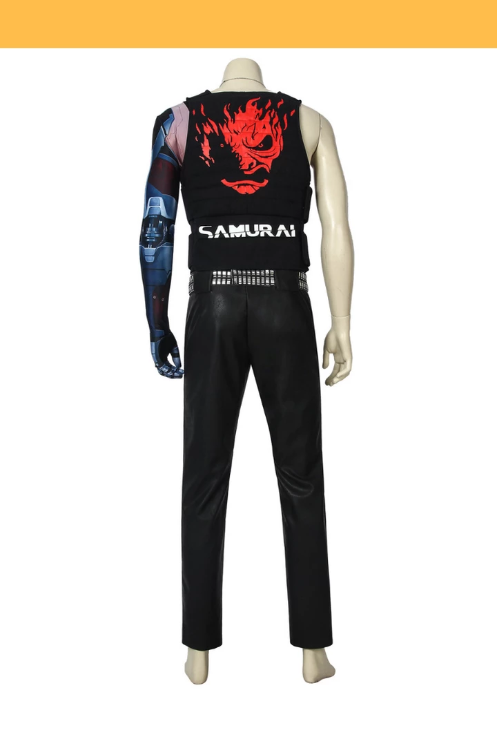 Cosrea Cosplay Costumes Cyberpunk 2077 Jonny Silverhand PU Leather Cosplay Costume
