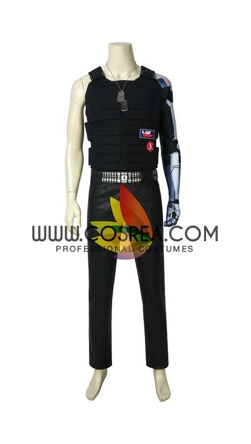 Cosrea Cosplay Costumes Cyberpunk 2077 Jonny Silverhand PU Leather Cosplay Costume