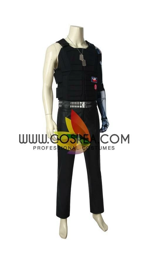 Cosrea Cosplay Costumes Cyberpunk 2077 Jonny Silverhand PU Leather Cosplay Costume