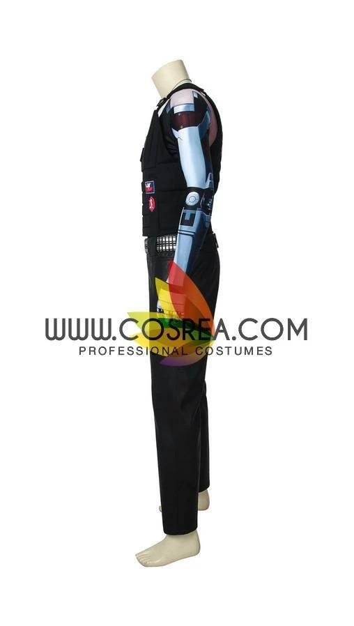 Cosrea Cosplay Costumes Cyberpunk 2077 Jonny Silverhand PU Leather Cosplay Costume