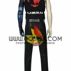 Cosrea Cosplay Costumes Cyberpunk 2077 Jonny Silverhand PU Leather Cosplay Costume