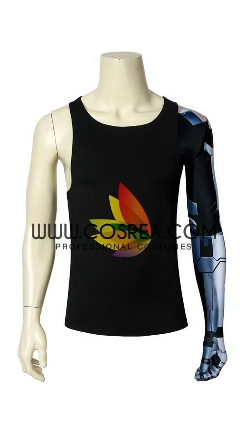 Cosrea Cosplay Costumes Cyberpunk 2077 Jonny Silverhand PU Leather Cosplay Costume