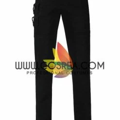 Cosrea Cyberpunk 2077 Male PU Leather Cosplay Costume
