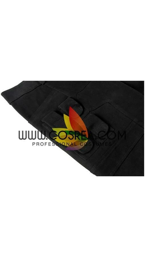 Cosrea Cyberpunk 2077 Male PU Leather Cosplay Costume